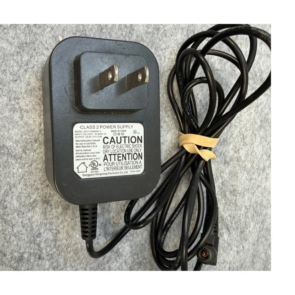 Shark Vacuum Charger Power Supply DK33-288080H-U 28.8V 0.8A Adapter Black